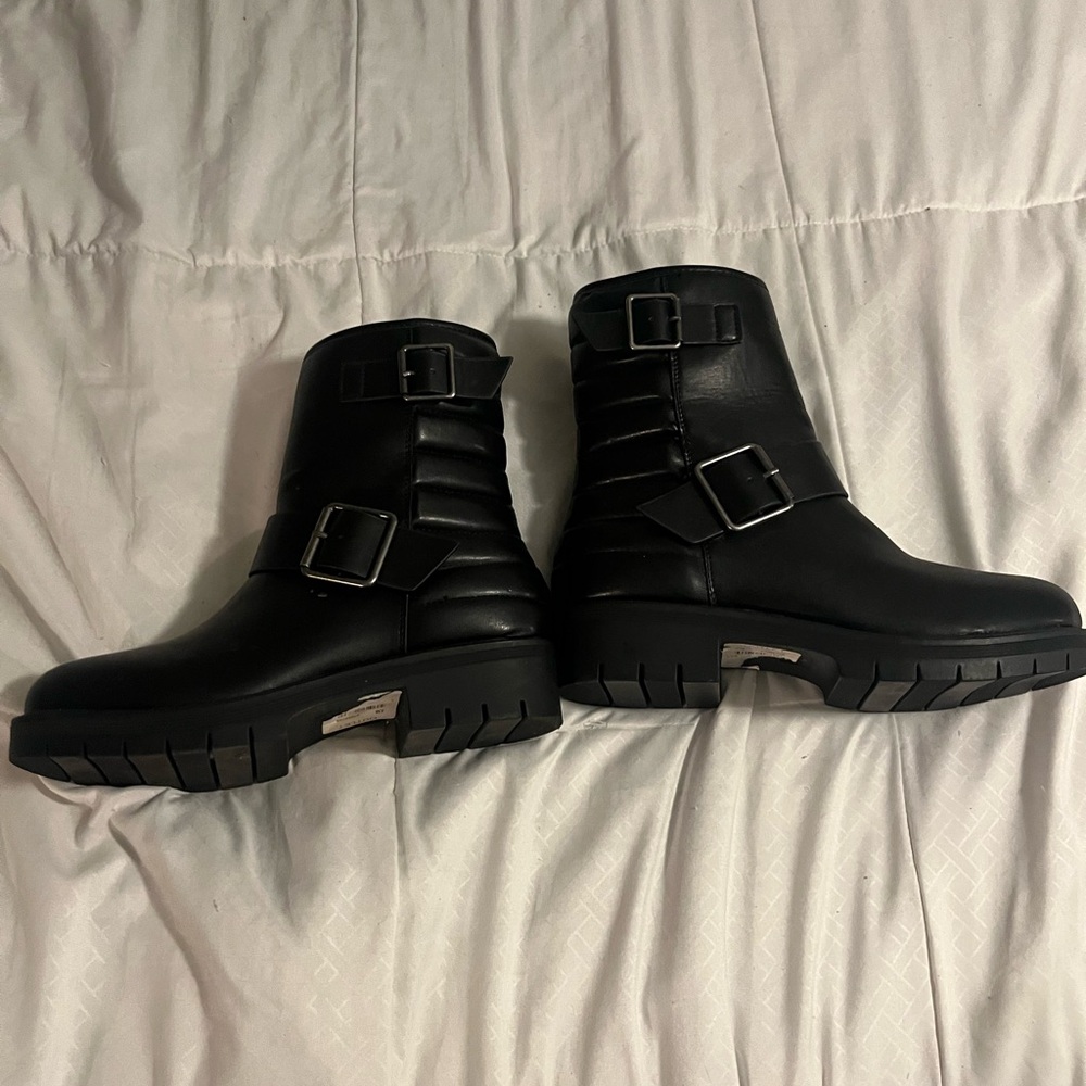 NEW with tags. Comfortable  MIA Black Combat/Moto Boots